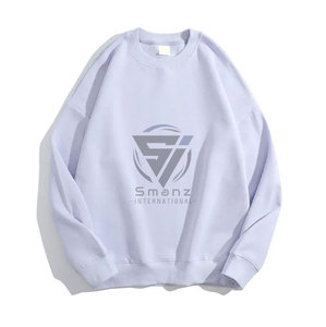 Sweat-shirts unisexes en molleton polyester vierge pour homme, coupe oversize, col ras du cou, personnalisables avec logo imprimé ou brodé, style designer - Product Image 6