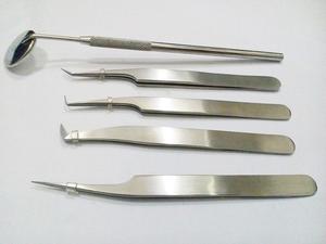 Pince à épiler d'extension de cils en acier inoxydable certifiée CE ISO de haute qualité avec logo personnalisé-miroir et fournitures de cils durables - Product Image 2