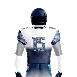 Uniforme de fútbol americano personalizado de calidad superior 100% poliéster desgaste del equipo uniforme de fútbol americano transpirable personalizado - Product Image 6