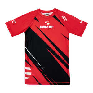 Camiseta de Compresión Deportiva Green Hill, Aprobada por la IMMAF, Color Rojo, Protección UV, para Artes Marciales Mixtas - Product Image 2