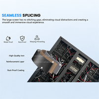 Mur vidéo LED intérieur 4K P3.076 960x960mm, écran d'affichage LED à angle de vision de 160 degrés pour centre commercial
