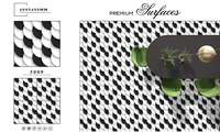 Carreaux de sol en porcelaine noir et blanc 600x600mm, design moderne, carreaux en céramique haute brillance pour appartement