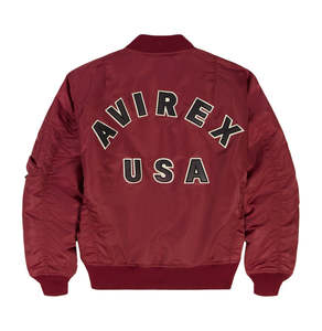 Professional Men's Avirex Nylon Bomber Jacket High Quality Premium Design Private Label Adjustable ODM Supply - Product Image 6