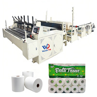 Machine pour fabriquer des rouleaux de papier toilette et des essuie-tout de cuisine, machines pour fabriquer du papier toilette