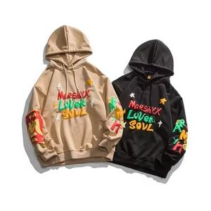 Sudadera con Capucha y Pantalones Deportivos de Invierno para Hombre, Diseño Nuevo, 100% Algodón, Felpa Francesa Gruesa, Bordado 3D, Diseño Personalizado - Product Image 6