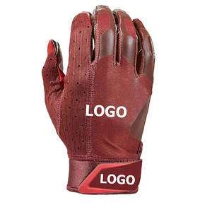 Professional Custom Printed Custom design American Football Gloves Non-Slip Grip <b>Silicon</b> Design - Product Image 2