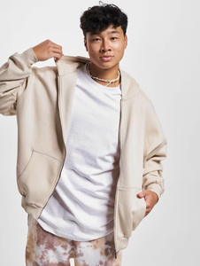 เสื้อกันหนาวมีฮู้ดมีซิปโอเวอร์ไซส์สำหรับผู้ชายเสื้อกันหนาวมีฮู้ดผ้าฟลีซหนามีกระเป๋าใส่ลำลองฤดูหนาวสำหรับใส่ทุกวันและกลางแจ้ง - Product Image 3