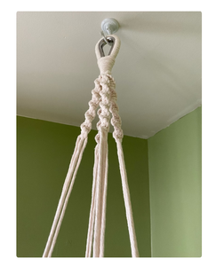 Macrame Baby Toddler <b>Swing</b> Chair Rainbow DYAED COTTON HANDMADE NATURAL Baby <b>Swing</b> Set Style Color baby bedside sleeper - Product Image 3