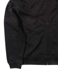 Women's Oversized <b>Black</b> <b>Zip</b>-<b>Up</b> <b>Hoodie</b> Casual Streetwear with Pockets Front Logo OEM Anti-Pilling Breathable Customizable Colors - Product Image 6