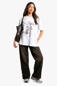 Vente en gros 100% coton vêtements pour femmes T-shirt imprimé avec strass pour femmes logo personnalisé t-shirts pour femmes t-shirt surdimensionné pour femme - Product Image 2