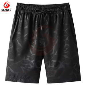 Pantalones Cortos Estampados de Moda para Hombre Talla Grande |   Pantalones Cortos Casuales Transpirables de Secado Rápido con Cintura Elástica Media |   Servicio OEM - Product Image 3