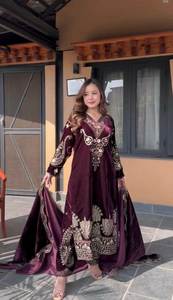 พิมพ์ลายบล็อคมือตัดตรงขอบ Diwali และ Holi เทศกาลออกแบบพิเศษ salwar kameez - Product Image 3