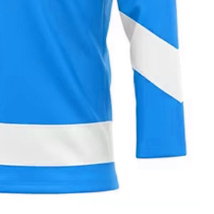 Jersey de hockey de manga corta impreso por sublimación personalizado barato de fábrica estilo Retro Boxy Jersey de hockey sobre hielo de gran tamaño - Product Image 4