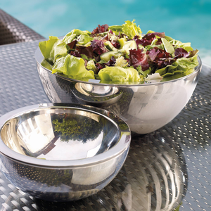 ชามสแตนเลสสองชั้นขัดเงาคุณภาพสูง ฉนวนกันความร้อน เป็นมิตรกับสิ่งแวดล้อม สำหรับใส่แกง ข้าว ซุป เหมาะสำหรับโรงแรม ร้านอาหาร ครัว จำหน่ายจำนวนมาก - Product Image 4