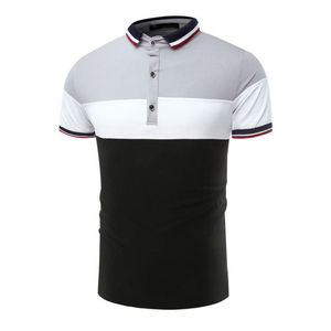 Polo à manches courtes haute performance pour homme 100% coton Logo personnalisé motif solide décontracté Golf pour Polo T-Shirt - Product Image 3