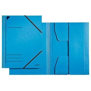 Leitz Recycled Blue <b>A4</b> Cardboard Pendarec Corner Clamp for File <b>Folders</b> - Product Image 1