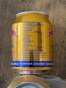Red Bull 250ml Bebida Energética Tailandia Red Bull Coleccionable 250ml - Product Image 6