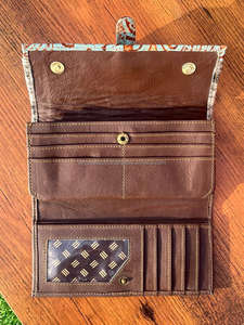 Portefeuilles en cuir de vachette véritable pochette coque de téléphone élégante nouveauté Offre Spéciale portefeuilles en cuir occidental portefeuille au design unique - Product Image 3