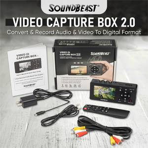 SoundBeast Video Capture <b>Box</b> 2.0 Record Video & Audio from VCR, VHS, AV, RCA, S-Video, Hi8, Camcorder, DVD, Cassette Tape - Product Image 2