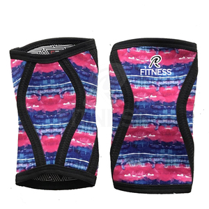 สนับเข่าแบบมีโลโก้สั่งทำ ผ้า Neoprene ระบายอากาศได้ดี หนา 5 มม. 7 มม. 9 มม. พร้อมแผ่นรองเข่าแบบยืดหยุ่น - Product Image 4