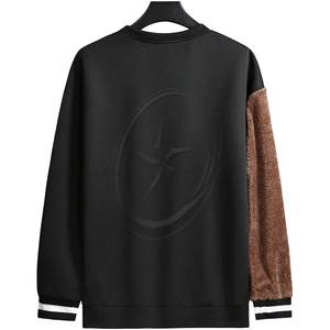 เสื้อสเวตเตอร์ระบายอากาศแขนยาวลายหมีเสื้อสวมหัวโอเวอร์ไซส์เปิดไหล่ตก - Product Image 3