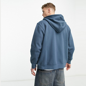 Sudadera con Capucha para Hombre, Estilo Vintage, con Bordado Desgastado, 500 g/m², Felpa Personalizada, Invierno, Tinte Liso, 100% Algodón, Estilo 3D - Product Image 3
