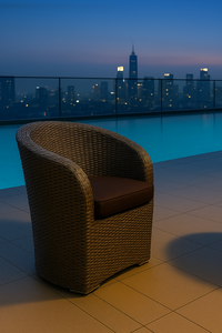 Thanh lịch 3 mảnh đồ nội thất <span class=keywords><strong>wicker</strong></span> thiết lập với 2 chỗ ngồi ghế sofa và Bàn cà phê thủy tinh hoàn hảo cho sân vườn, hoặc không gian ban công - Product Image 2