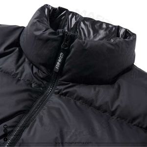 Veste matelassée décontractée à capuche pour homme, qualité supérieure, vente chaude, design patchwork/lettres, fermeture éclair sur le devant, personnalisable, respirante pour l'hiver - Product Image 4