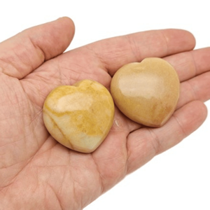 คริสตัลรูปหัวใจอเวนจูรีนสีเหลืองธรรมชาติสำหรับตกแต่งบ้านและของขวัญ - Product Image 2