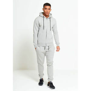 OEM personnalisé nouveauté Zipper survêtement hommes logo personnalisé Tech polaire Zip plaine jogging survêtements - Product Image 1