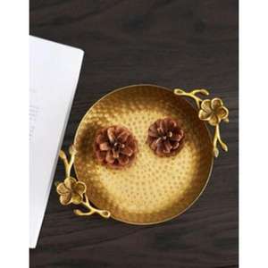 Cuenco para servir de latón grabado a mano duradero para crear un atractivo visual llamativo y servir la comida con elegancia duradera - Product Image 5