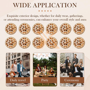 กระดุมเหล็กสำหรับชุดพิธีการคุณภาพดีที่สุด แบรนด์ส่วนตัว ดีไซน์ใหม่ - Product Image 4