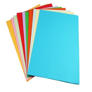 Stock d'usine couleurs assorties format A4 100 feuilles de papier de construction de poids 80g pour la coloration pour l'artisanat en papier prix bas rapide - Product Image 2