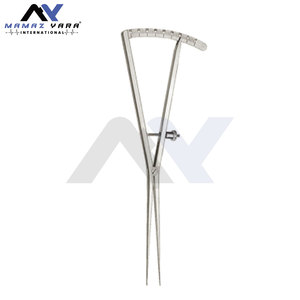 Calibre CASTROVIEJO 45° angulaire, outil de mesure chirurgical diagnostique, plage de mesure 0 à 40 mm, longueur de travail 18 cm, acier inoxydable, outil de diagnostic - Product Image 5