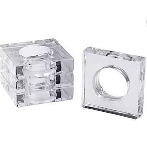 Anneau de serviette en acrylique de style décoratif pour la décoration de table et les événements - Product Image 3