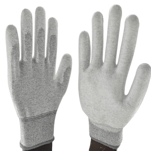 Guantes finos revestidos de PU Esd Palm para fabricar pantallas LCD y pantallas automotrices Guantes de mano antiestáticos - Product Image 3