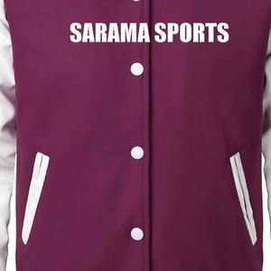 Veste de baseball universitaire en laine sur mesure pour équipe scolaire avec broderie et écussons - Product Image 5