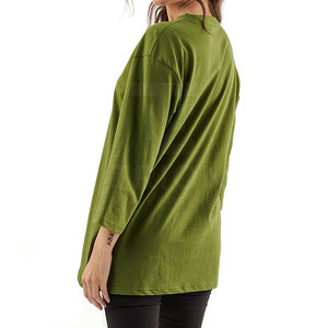 T-shirt oversize pour femme, dernier design, bonne qualité, vêtements décontractés, t-shirts oversize en coton pour femme, en vente - Product Image 2