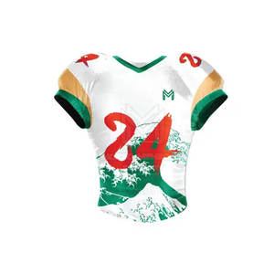 Conjunto de ropa de fútbol americano transpirable de alta calidad para adultos Tallas grandes Bajo MOQ Uniforme de equipo - Product Image 5