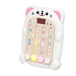 Vente en gros de jeux d'entraînement à la réaction portables Machine à jeux électroniques Rhythm <span class=keywords><strong>Master</strong></span> <span class=keywords><strong>Jeu</strong></span> à poussée rapide avec lumière musicale - Product Image 1