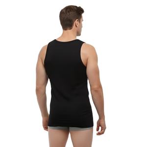 Camiseta musculosa sin mangas de algodón 100% personalizada al por mayor para hombres con producción OEM con su logotipo y marca OEM personalizados - Product Image 6
