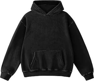 Sudaderas con capucha informales de invierno para hombre, color sólido, ajuste Regular, 100% algodón, alta calidad, transpirable, respetuoso con el medio ambiente - Product Image 4