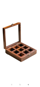 Boîte à épices en bois naturel personnalisée de la meilleure qualité, fabriquée à la main, pour hôtel restaurant à domicile en provenance d'Inde. - Product Image 5