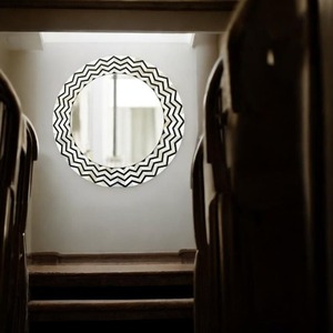 Espejo con Incrustaciones de Hueso A-1 al por Mayor, Espejo Dorado Antiguo, Láminas de Fabricante de Espejos, Espejo Francés Moderno, Panel de Pared Plateado - Product Image 5