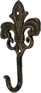 Premium <b>Wall</b> Mounted Cast Iron Coat <b>Rack</b> Single Spire Design <b>Hook</b> for Home Decor & Clothing for Door Use - Product Image 2
