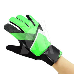 Gants de protection professionnels personnalisés pour gardien de but de football vente en gros de dragonne réglable en cuir imperméable respirant unisexe - Product Image 2