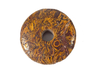 Collar de piedras preciosas de alta calidad Donuts Mariam Jasper Stone Donut Piedra natural Crystal Reiki Piedras preciosas Healing Donuts Mayorista - Product Image 2