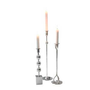 Portavelas decorativo de mesa de diseño atractivo portavelas de Metal de primera calidad portavelas para suministros de decoración de boda - Product Image 5