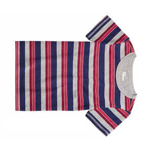 T-shirt grigia a righe multiple per bambino Epic Threads, taglia 3T - Product Image 1