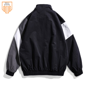 เสื้อโค้ทผู้ชายแบบลำลองกันลมและระบายอากาศได้ดีปกตั้งได้ผ้าแคนวาสด้านหน้าโลโก้โค้ชสไตล์ฤดูหนาว - Product Image 2